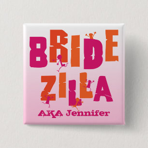 Bridezilla (S) Button