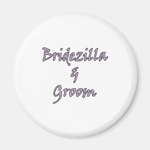 Bridezilla u. Bräutigam Magnet