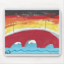 Bridge at Night Mousepad