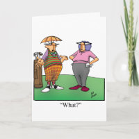 Bridge Birthday Golf Spaß Card für ihn