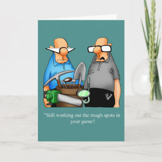 Bridge Birthday Golf Spaß Card für ihn Karte