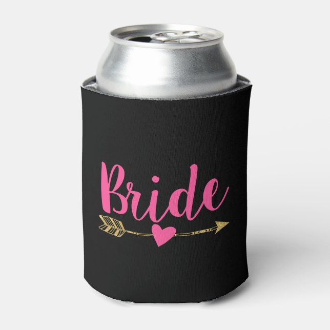 Bridge|Black & Hot Pink Dosenkühler (Kanne Vorderseite)