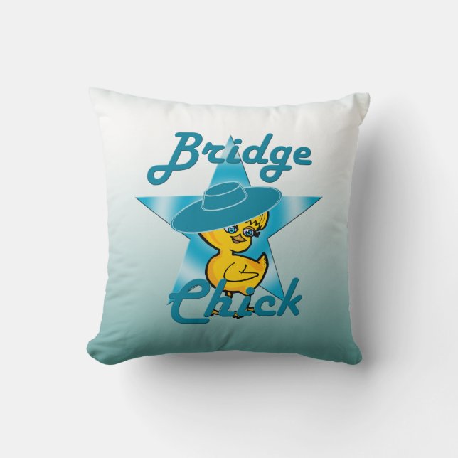 Bridge Chick #7 Kissen (Vorderseite)