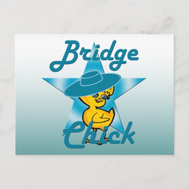 Bridge Chick #7 Postkarte (Vorderseite)