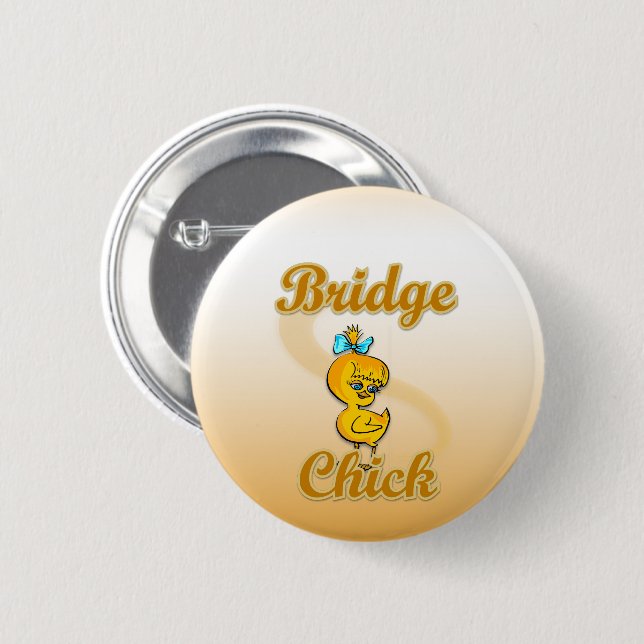 Bridge Chick Button (Vorne & Hinten)