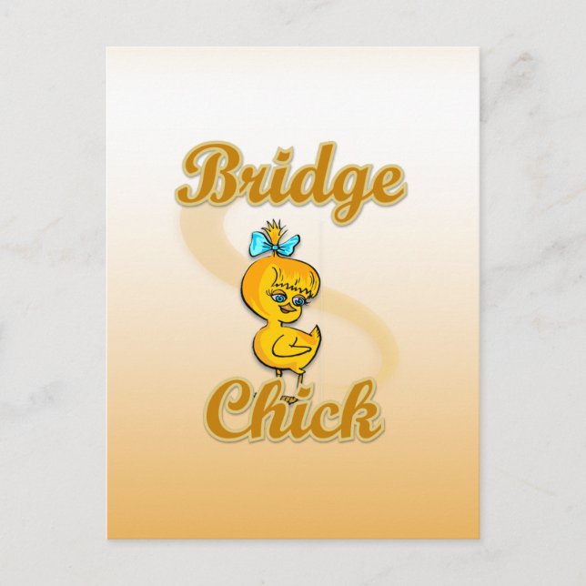Bridge Chick Postkarte (Vorderseite)