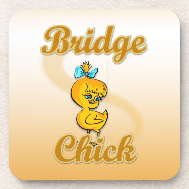 Bridge Chick Untersetzer (Vorderseite)