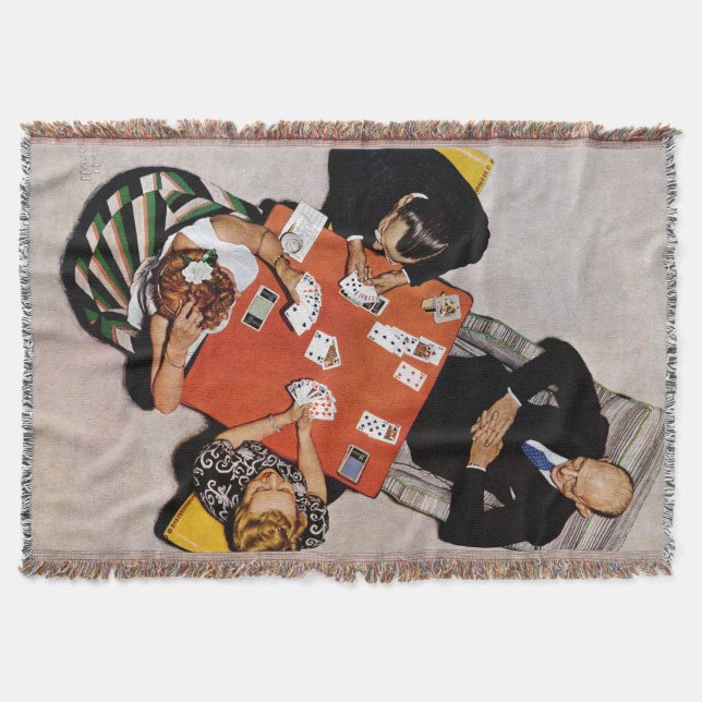 Bridge Game von Norman Rockwell Decke (Vorderseite)