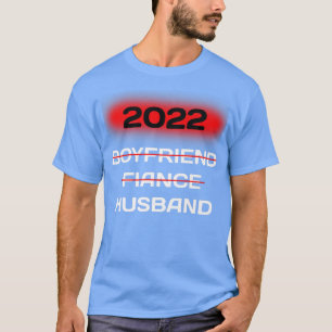 Bridge & Groom Couples Boyfriend Verlobte Husband  T-Shirt