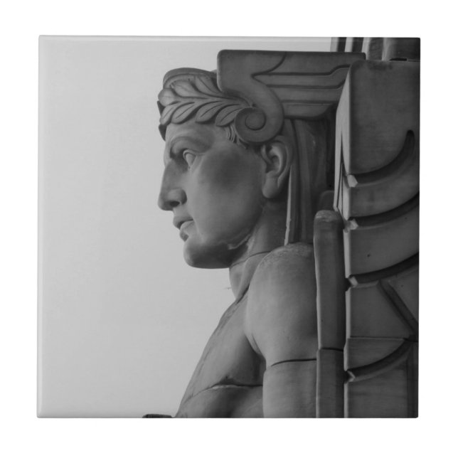 Bridge Guardian Cleveland OH Dekorative Tile Fliese (Vorderseite)