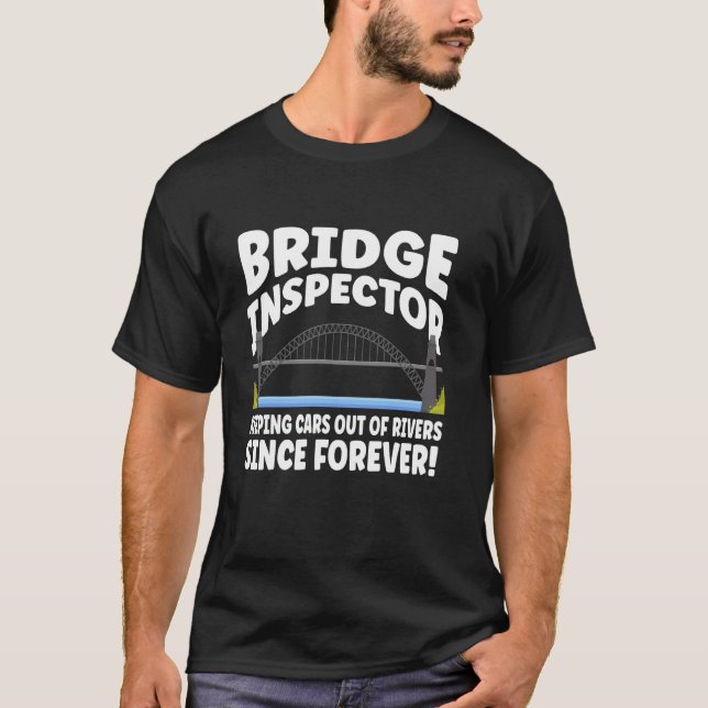 Bridge-Inspektor T-Shirt (Vorderseite)
