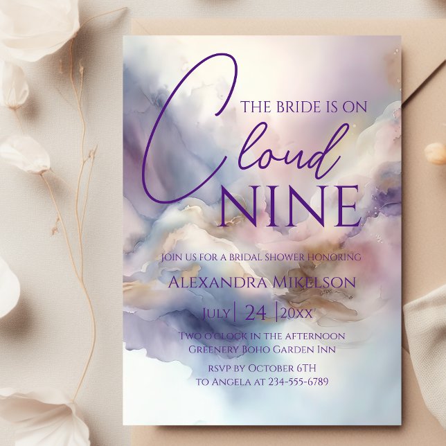 Bridge ist auf Cloud Nine Bachelorette Weekend Par Einladung (Von Creator hochgeladen)