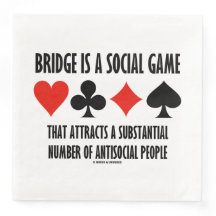 Bridge ist ein soziales Spiel Attraktionen antisoz