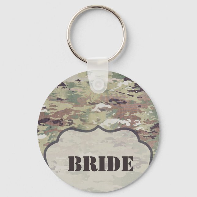 Bridge Key Chain Army OCP Camouflage Uniform Camof Schlüsselanhänger (Vorderseite)