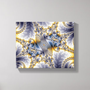Bridge Network - Mandelbrot Fraktal Art Leinwanddruck