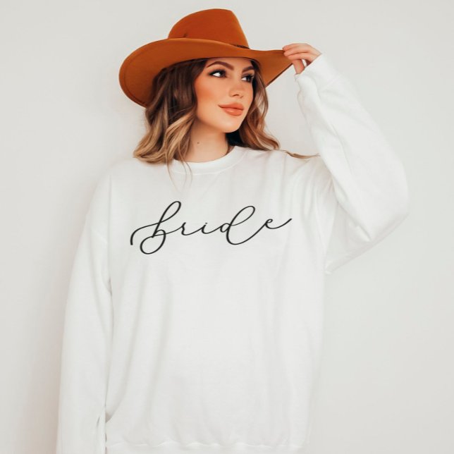 Bridge Niedlich Script Bachelorette/Brautparty Sweatshirt (Von Creator hochgeladen)