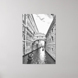 Bridge of Sighs w/gondolier Leinwanddruck