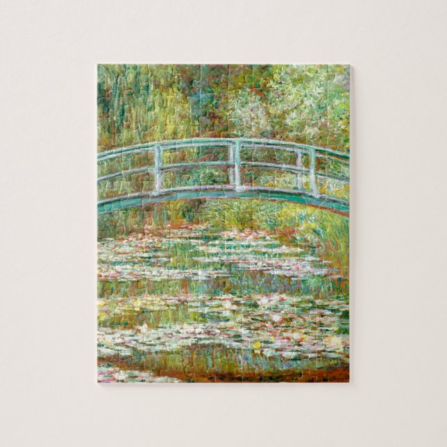 Bridge over a Pond of Water Lilies by Claude Monet (Vertikal)