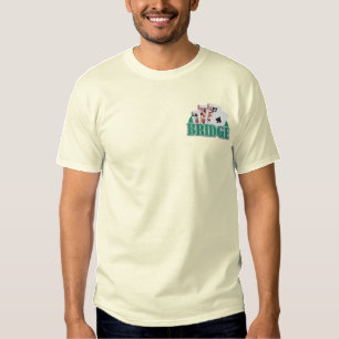 Bridge Player Besticktes T-Shirt