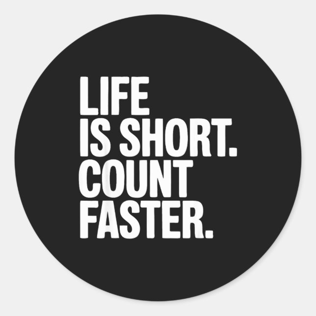 Bridge Player Funny Contract Bridge  Runder Aufkleber (Vorderseite)