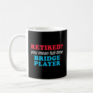 Bridge-Player für oder Kaffeetasse