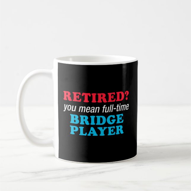 Bridge-Player für oder Kaffeetasse (Links)