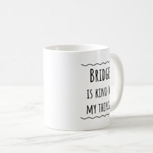 Bridge Player Partner-Geschenk Kaffee Tasse