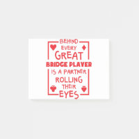 Bridge Player Partner rollt ihre Augen lustig