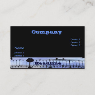 Bridge Railing Business Card Visitenkarte