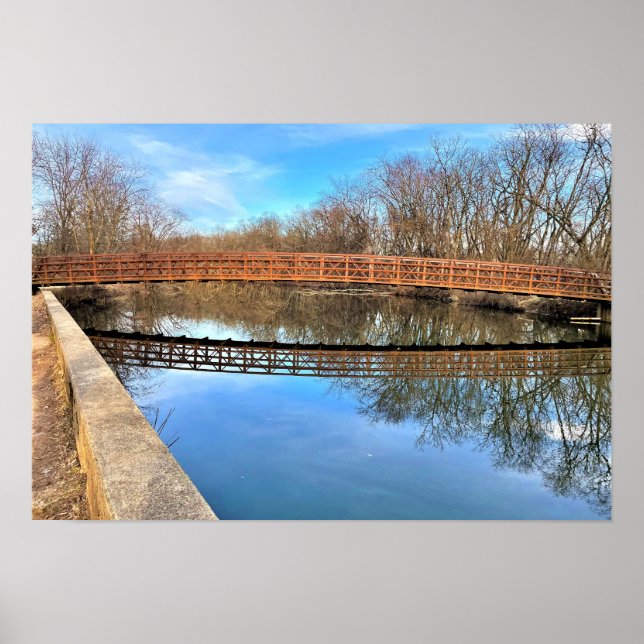 Bridge Reflection Poster (Vorne)