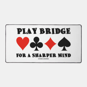 Bridge spielen für einen schärferen Verstand Vier  Schreibtischunterlage