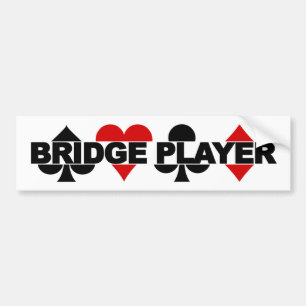 Bridge-Spieler Autoaufkleber