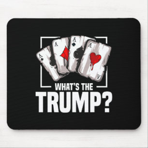 Bridge-Spieler Queen Kartenspiel Liebhaber Trump K Mousepad