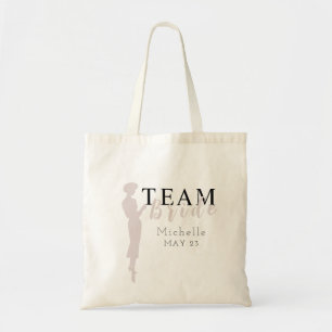 Bridge Squad Editable Color Brautparty Tote Bag Tragetasche