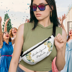 Bridge Squad Gelbe Flora Hübscher Glitzer Geo Bauchtasche