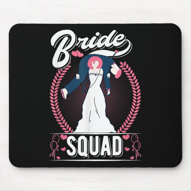 Bridge Squad Groom Game ist über Bachelor Party Mousepad (Vorne)
