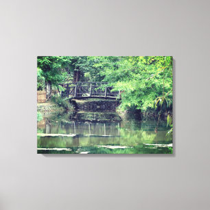 Bridge Stretched Canvas Print Leinwanddruck