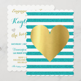 Bridge Summer Lovin Aquamarines Blue Soiree Party Einladung