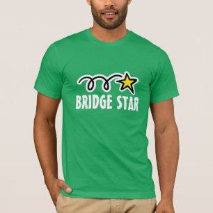 Bridge-T-Shirt mit cooler Aufschrift und lustigem T-Shirt