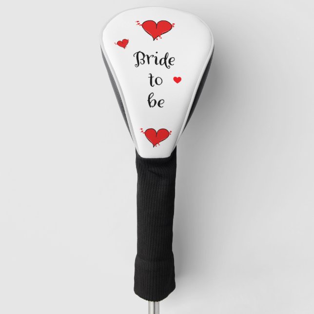 Bridge to be Wedding Golf Head Abdeckung Headcover (Vorderseite)