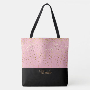 Bridge Tote Beutel Pink & Petite Golden Stars Tasche