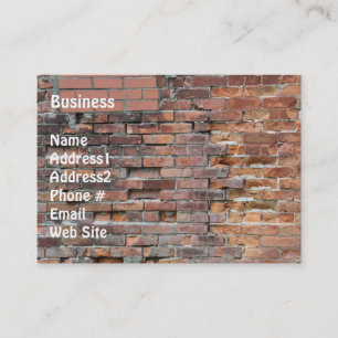 Bridge Wall Grunge Business Card Visitenkarte