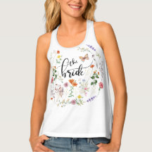 Bridge Wild Blume Vintager Schmetterling Tank Top