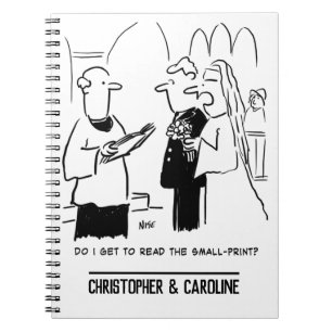 Bridge Will Karo Small Print Cartoon Notizblock