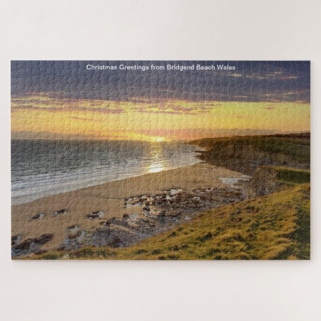 Bridgend Beach Wales Puzzle (Horizontal)