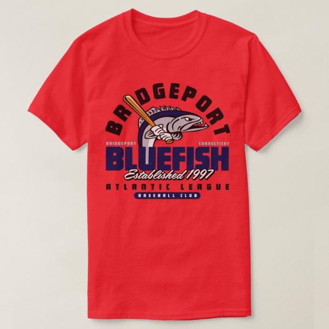 Bridgeport Bluefish T-Shirt (Design vorne)