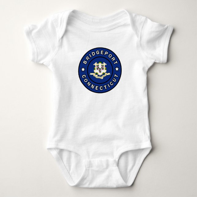 Bridgeport Connecticut Baby Strampler (Vorderseite)