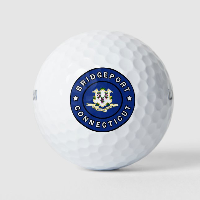 Bridgeport Connecticut Golfball (Vorderseite)