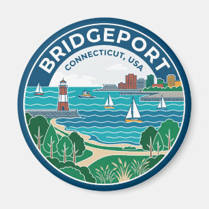 Bridgeport Connecticut USA Magnet