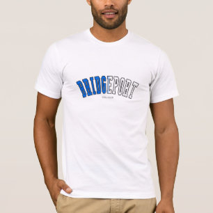 Bridgeport in den Connecticut-Staatsflaggenfarben T-Shirt